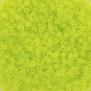 Toho Seed beads 15/0 TO15R4F - Transparent Lime Green Frosted x8g|raw }}