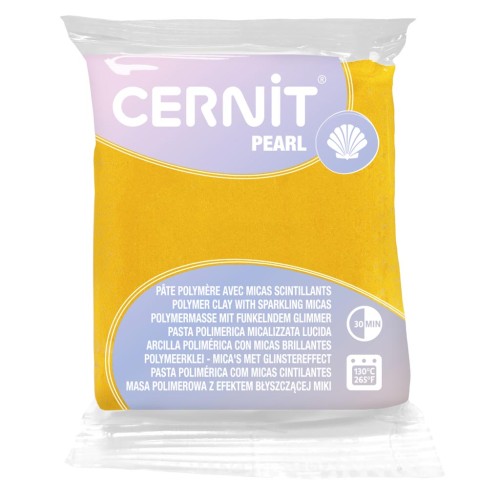 Cernit Pearl Clay - Yellow (n°700) 56gr x1