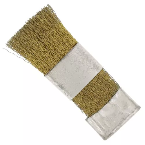 60x20 mm Brass scratch brush for cleaning files x1