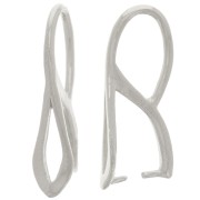 925 Sterling silver 20mm bail Pendant x1