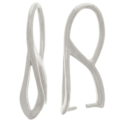 925 Sterling silver 20mm bail Pendant x1