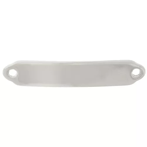 36x7mm Curved bar spacer to be engraved - Fine antique Silver plating x1