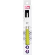 Prym Ergonomic Plastic Wool Hook - 6 mm - Blanc - Lemon x1