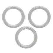 Open rings 5x0.8 mm - 316L stainless steel x10