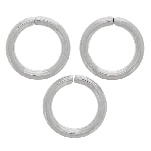 Open rings 5x0.8 mm - 316L stainless steel x25