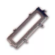 Princess PureCrystal Baguette setting 21x7mm old copper-colored