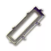 Princess PureCrystal Baguette setting 21x7mm bronze-colored