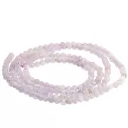 2mm Round faceted gemstone beads - Kunzite x38cm
