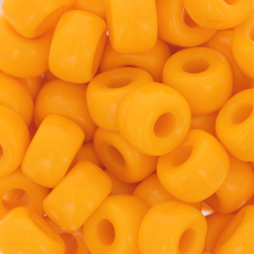 Large hole beads - Pony Beads 9 mm - Preciosa - Sunflower x15