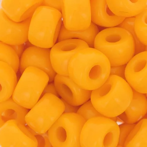 Large hole beads - Pony Beads 9 mm - Preciosa - Sunflower x15