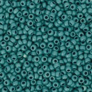 Preciosa Seed Beads 11/0 2 mm - Matte Metallic Terra - Turquoise x 20 g