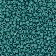 Preciosa Seed Beads 11/0 2 mm - Matte Metallic Terra - Turquoise x 20 g