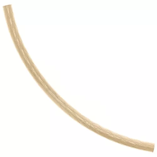 34x1.5mm Curved textured tube bead - Gold filled x1
