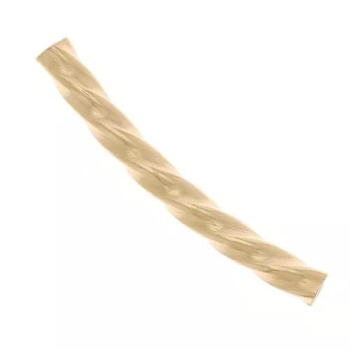 15x1.5mm Curved tube bead - Gold filled x1