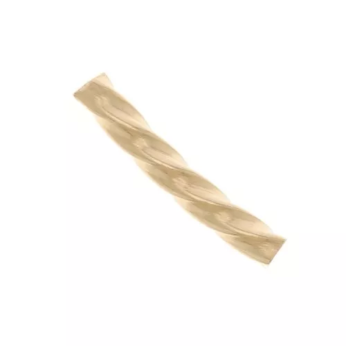 10x1.5mm Curved tube bead - Gold filled x1