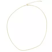 1.3mm 304L Stainless Steel snake mesh choker - Gold Tone x56cm