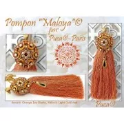 5x10mm Arcos® by Puca® - Ice Slushy Orange x10g