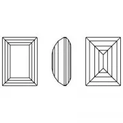 PureCrystal 4527 Step Cut Fancy Stone 14x10mm Crystal