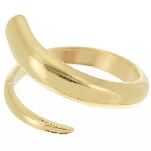 Fine open ring - Size 55 - Fine Gold Plated x1