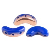 5x10mm Arcos® by Puca® - Frost Royal Blue Capri Gold x10g|raw }}