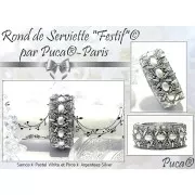 42mm Biodegradable polymer holder by Puca® - Napkin Ring x1