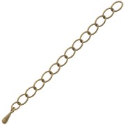 50 to 60 mm Extension chains - Bronze x10