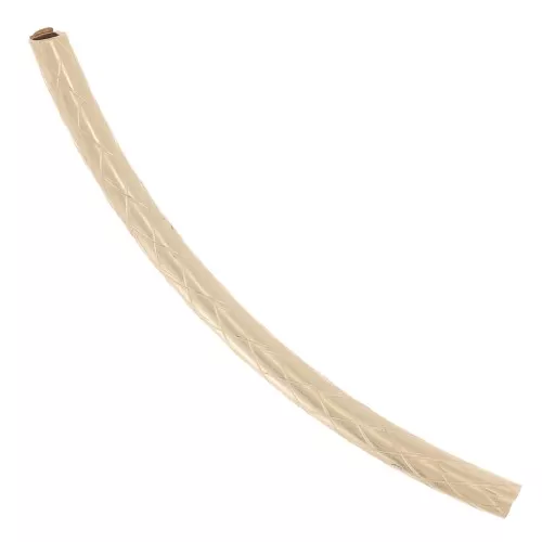 25x1.5mm Textured Curved Tube Bead - Gold filled x1