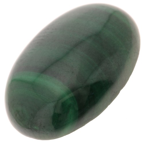 14x10mm Oval gemstone cabochon - Malachite x1