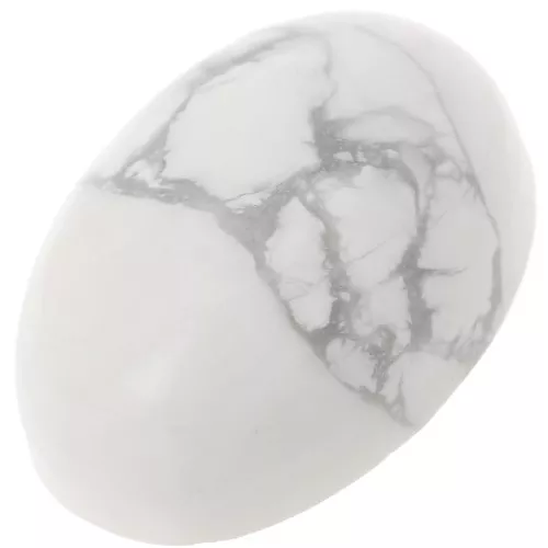 14x10mm Oval gemstone cabochon - Howlite x1