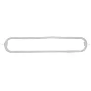 29x6mm 925 Sterling Silver Rounded Rectangle spacer x1