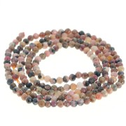 Round faceted beads 2 mm gemstone - Rhodonite x39cm|raw }}