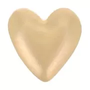 5mm glue-on heart element - Gold filled x1