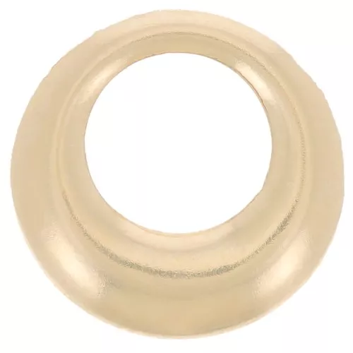 10mm hollowed-out glue circle element - Gold filled x1