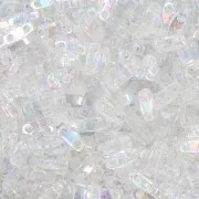 5x1.2x1.9mm Miyuki Quarter Tila Beads QTL-250 - Crystal AB x10g