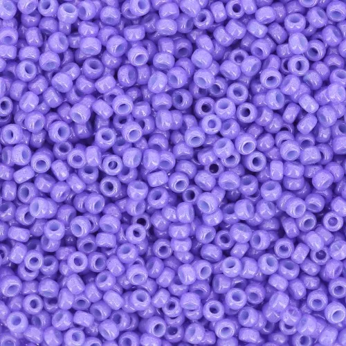 Miyuki Seed Beads 15/0 1486 - Dyed Opaque Bright Purple x8g