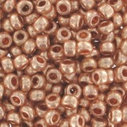 Preciosa Seed beads 11/0 2 mm - Terra Metallic - Copper-gold x20g