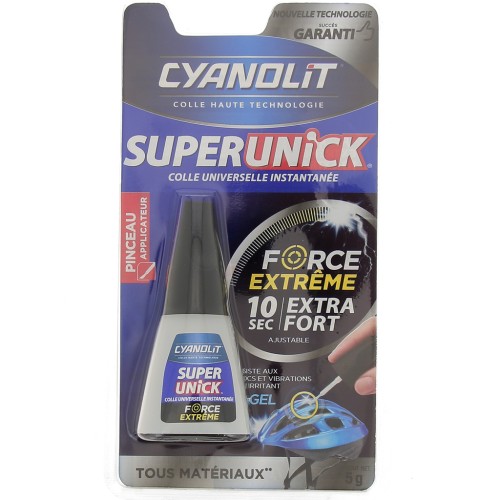 Cyanolit Glue - Super Unick Brush - Instant Extreme Strength - Clear x5g
