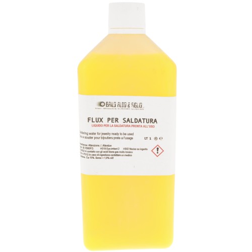 Ready-to-use Soldering water for jewelery - Yellow x1L