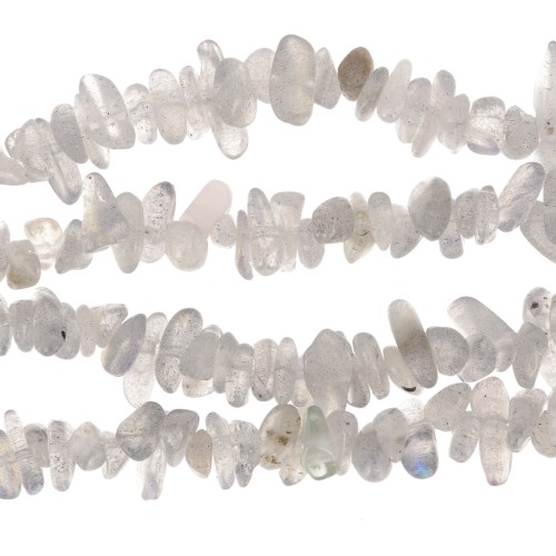 5 - 8 mm Gemstone chips beads - Labradorite x80cm