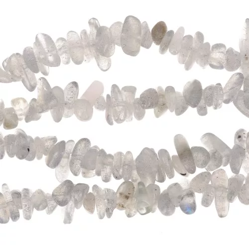 5 - 8 mm Gemstone chips beads - Labradorite x80cm