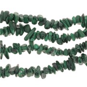 Gemstone beads chips 5 - 8 mm - Malachite x78cm