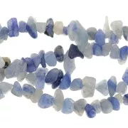 5 - 8 mm Gemstone chips beads - Blue Aventurine x80cm