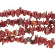 5 - 8 mm Gemstone chips beads - Red Jasper x80cm|raw }}