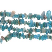 5 - 8 mm Gemstone chips beads - Apatite x80cm|raw }}