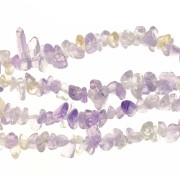 5 - 8 mm Gemstone chips beads - Ametrine x80cm|raw }}