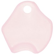 15mm Irregular flower petals in frosted acrylic - Light Pink x15