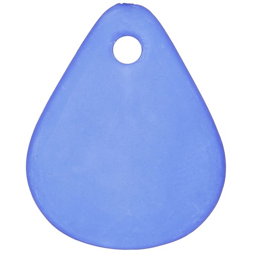 17mm smooth flower petals in frosted acrylic - Royal Blue x15