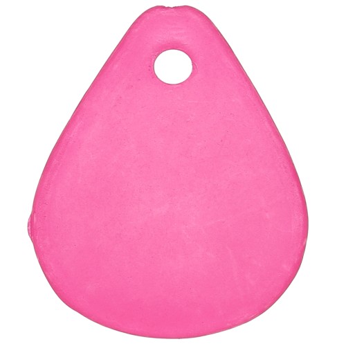 17mm smooth flower petals in frosted acrylic - Fuchsia x15