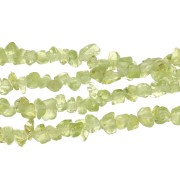 3-5mm Gemstone chips beads - Peridot x78cm|raw }}