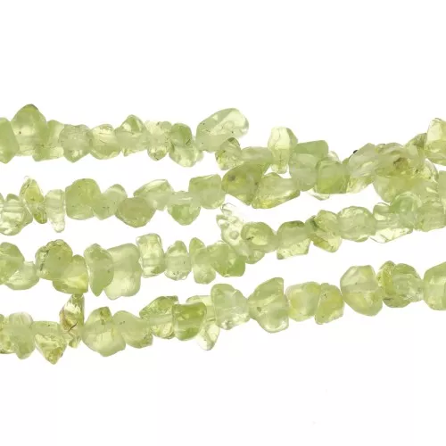 3-5mm Gemstone chips beads - Peridot x78cm